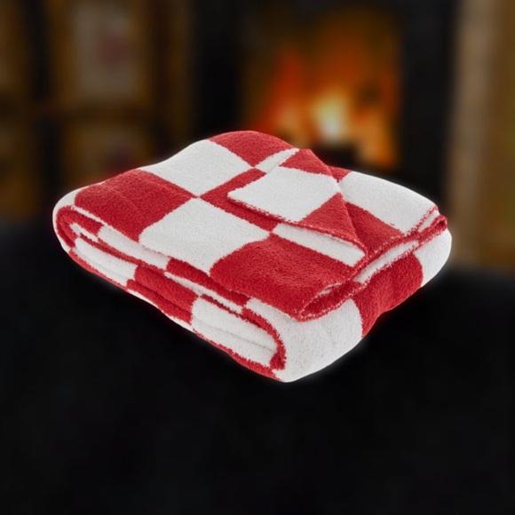 Blanket Red & White Checkerboard Throw
Blanket Cozy Blankets 50” x 60” NEW - Picture 13 of 16